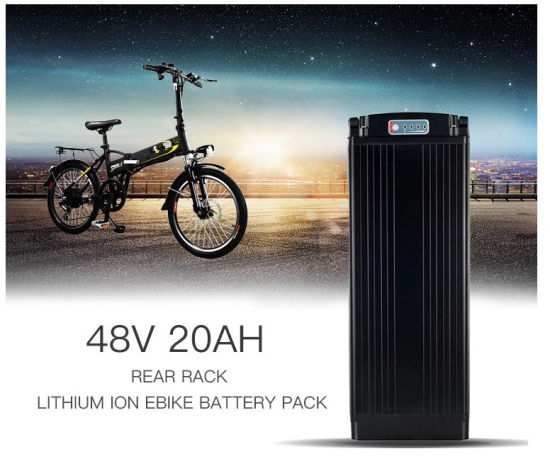 リアラックタイプバッテリー48V20ahリチウムイオン電動自転車48V1500WE-バイク用Ebikeバッテリー