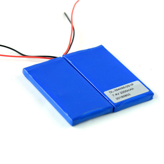 エレクトロニクス製品用7.4V超薄型リポバッテリーパック